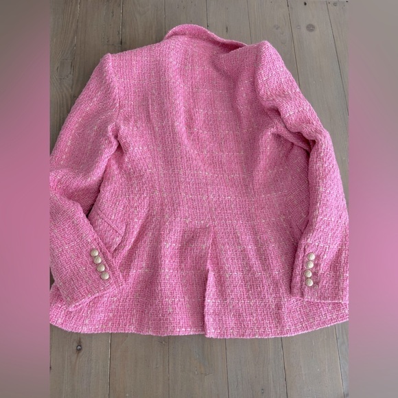 Generation Love pink multi tweed blazer - Picture 7 of 9